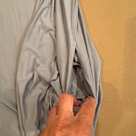 Final Touch Light Grey Halter Midi Dress - Picture 9 of 12